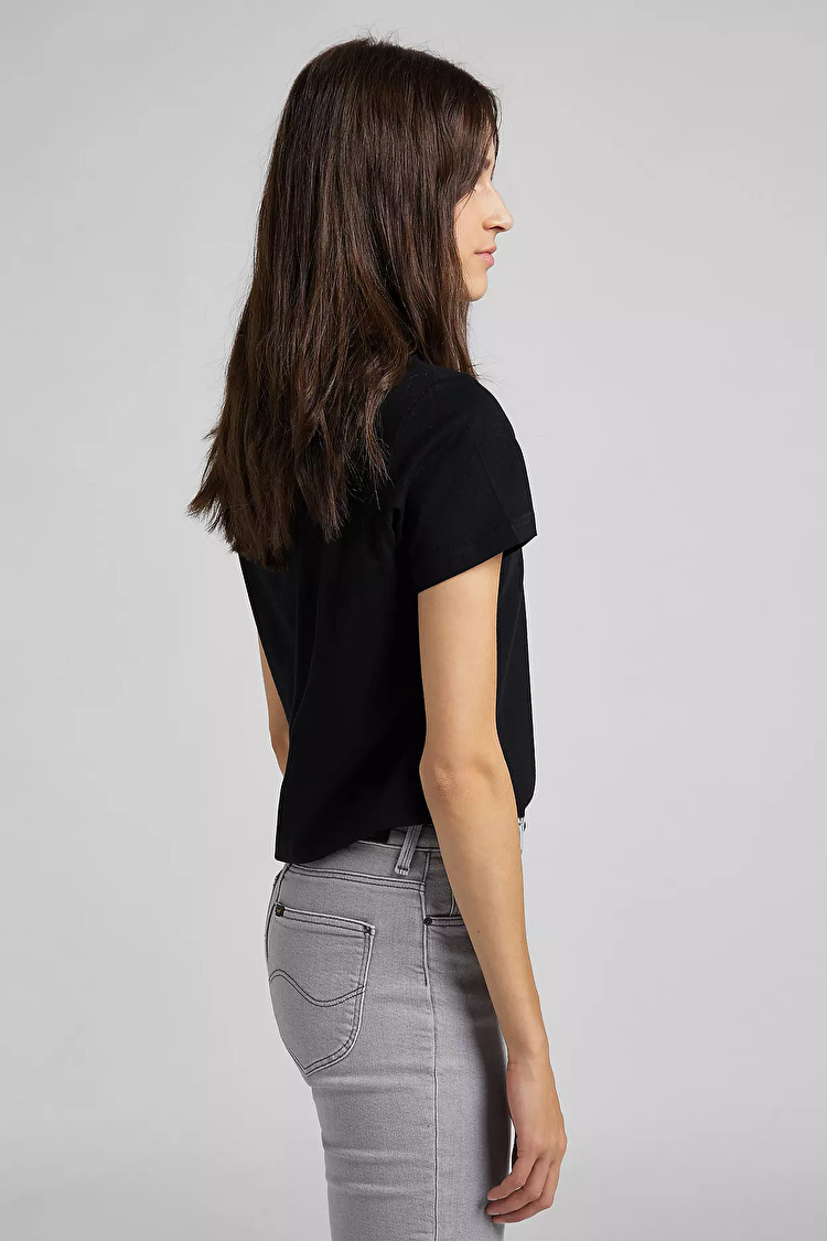 Футболка LEE Logo Tee Regular Fit (112109467) Чорний