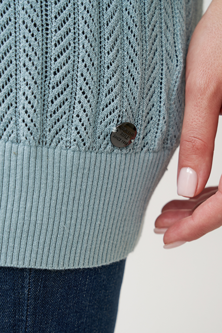 Кардіган Rifle Maglieria Tricot Slim Fit (Y63700HX80T506) Блакитний