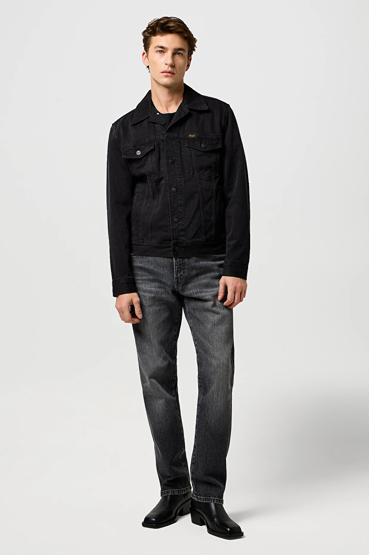 Куртка джинсовая Wrangler Classic Jacket Regular Fit (112371439) Черный