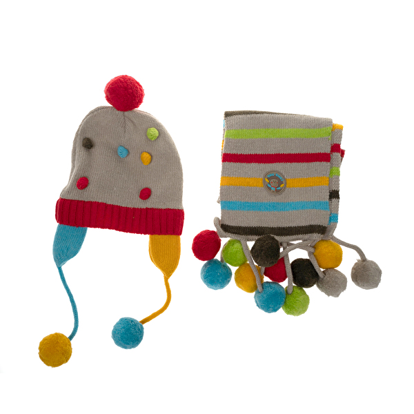Набор: Шапка, шарф TUC TUC Baby (31480) Разноцветный