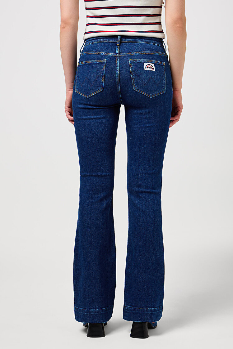 Джинсы Wrangler FLARE Flare (112351028) Синий