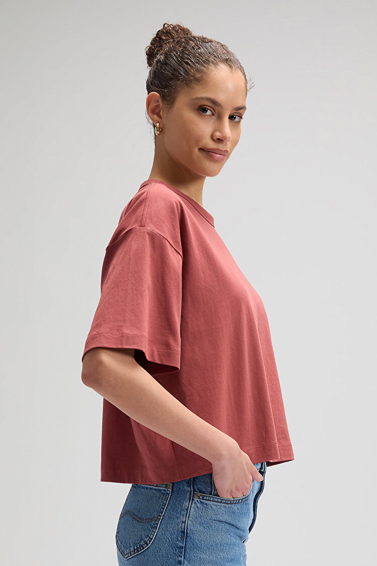 Футболка LEE LEE CRAFTED TEE Relaxed Fit (112377784) Коричневий