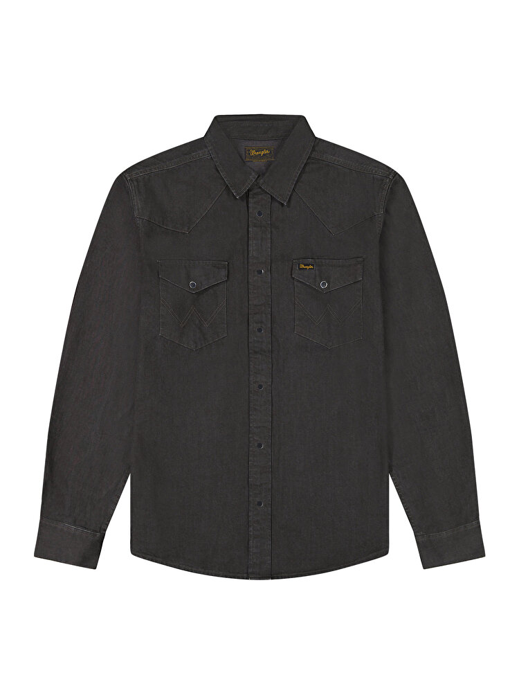 Сорочка Wrangler Western Shirt Regular Fit (112378427) Чорний