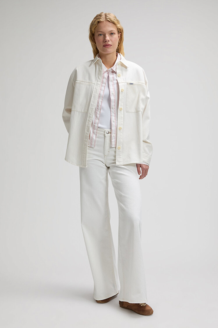 Верхня сорочка LEE UTILITY OVERSHIRT Relaxed Fit (112377053) Білий
