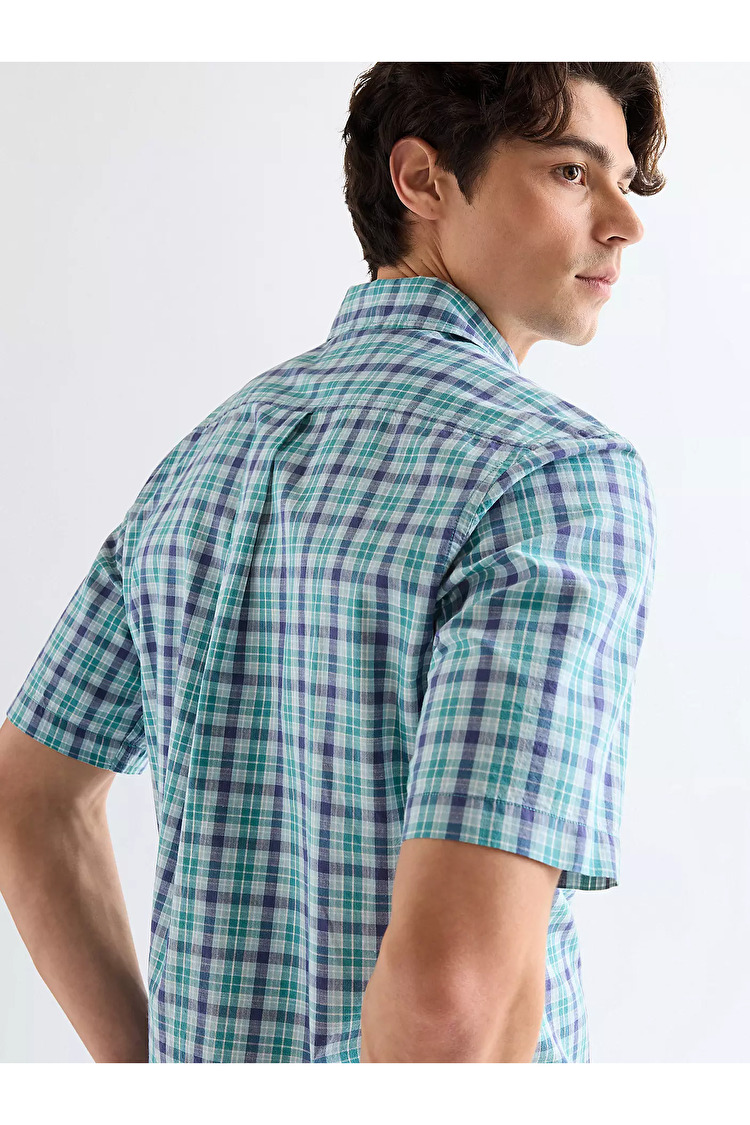 Рубашка Wrangler SS 1 PKT SHIRT Regular Fit (112378053) Голубой