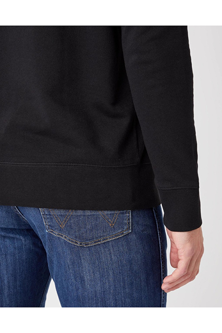 Свитшот Wrangler Sign Off Sweatshirt Regular Fit (W6589HA01) Черный