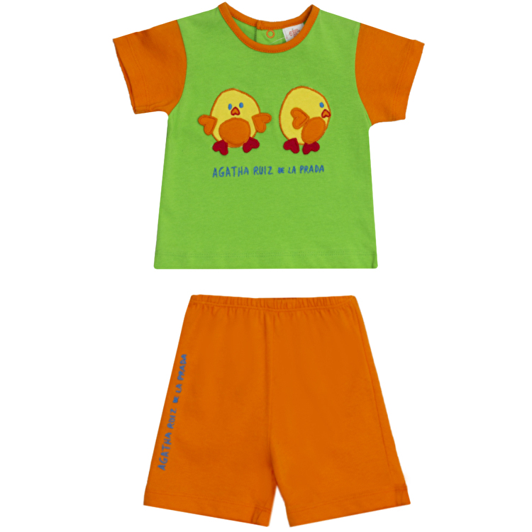 Костюм: Футболка, шорти AGATHA RUIZ DE LA PRADA Agatha baby (7593) Зелений
