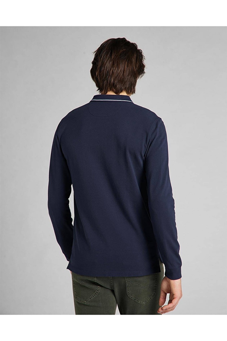 Поло LEE LS Pique Polo Regular Fit (L61VRL35) Темно-синій