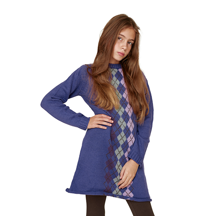 Комплект: Туніка з легінсами Losan Creem girls (024-8002AB/124) Темно-фіолетовий