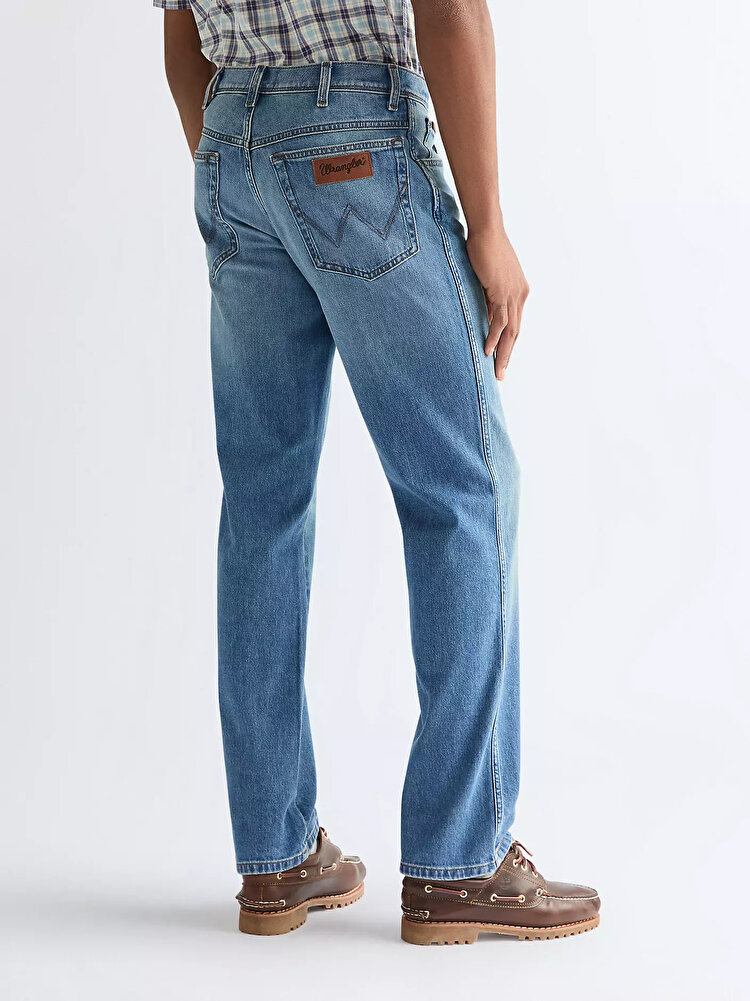 Джинси Wrangler Texas Regular Fit (112378690) Блакитний