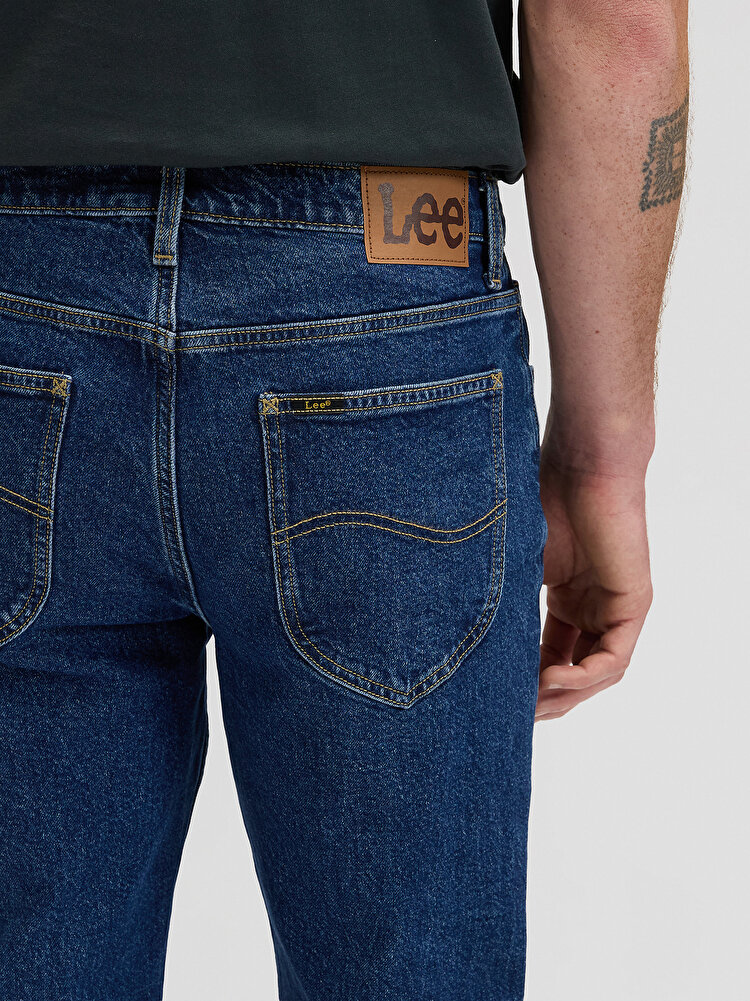 Джинси LEE WEST Regular Fit (112376401) Синій