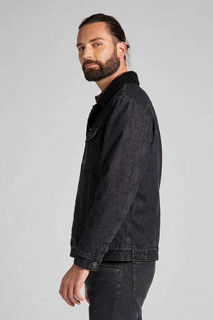 Шерпа LEE Sherpa Jacket Regular Fit (L87AFFKO) Черный