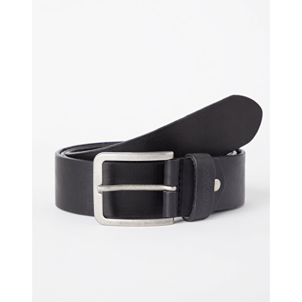 Ремень Wrangler Structured belt Multiple Fits (112125609) Черный