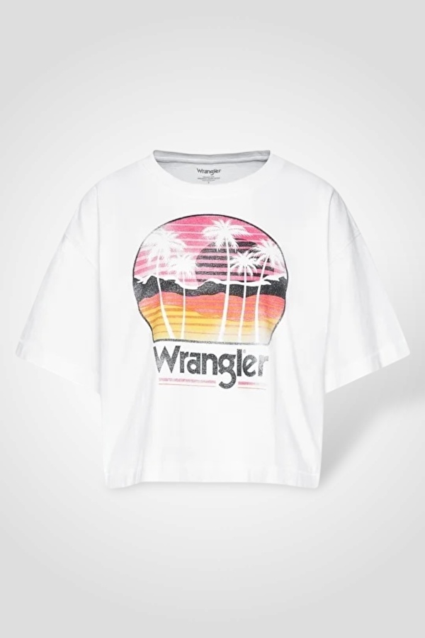 Футболка Wrangler BOXY TEE Oversized Fit (W7S2GF989) Белый