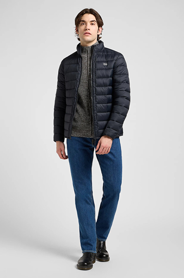 Куртка с утеплителем LEE STAND COLLAR PUFFER Regular Fit (112370431) Черный