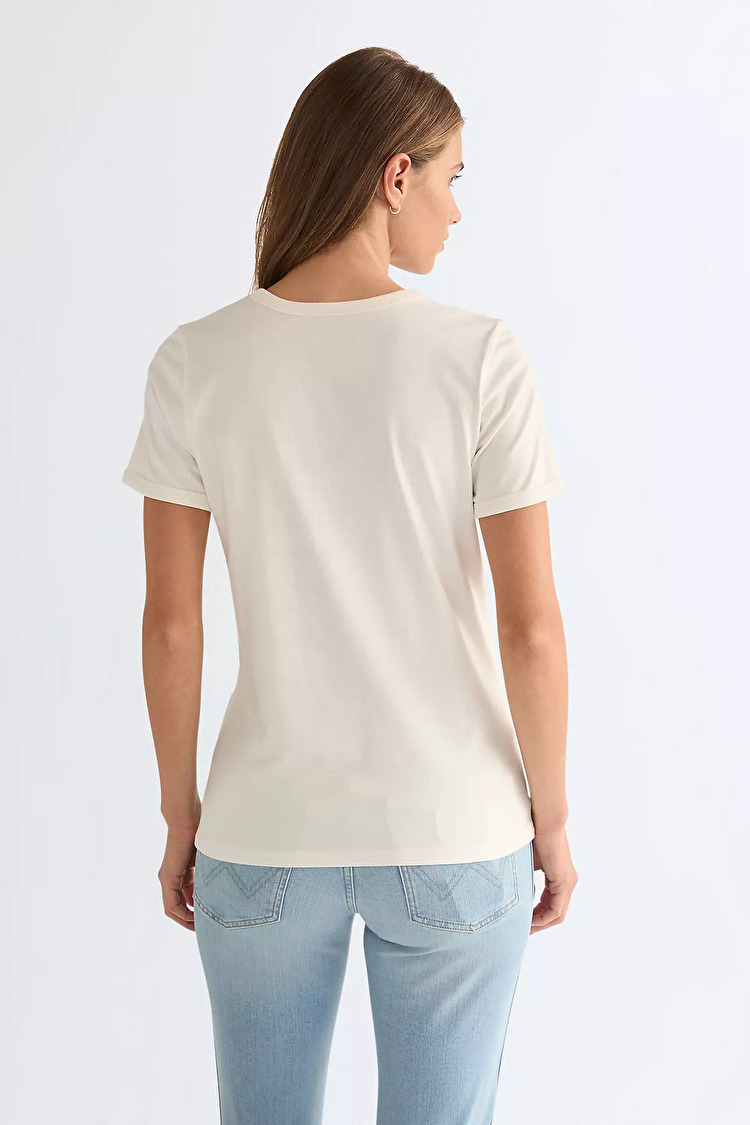 Футболка Wrangler Ringer Tee Slim Fit (112378089)