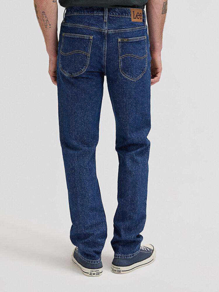 Джинси LEE WEST Regular Fit (112376401) Синій