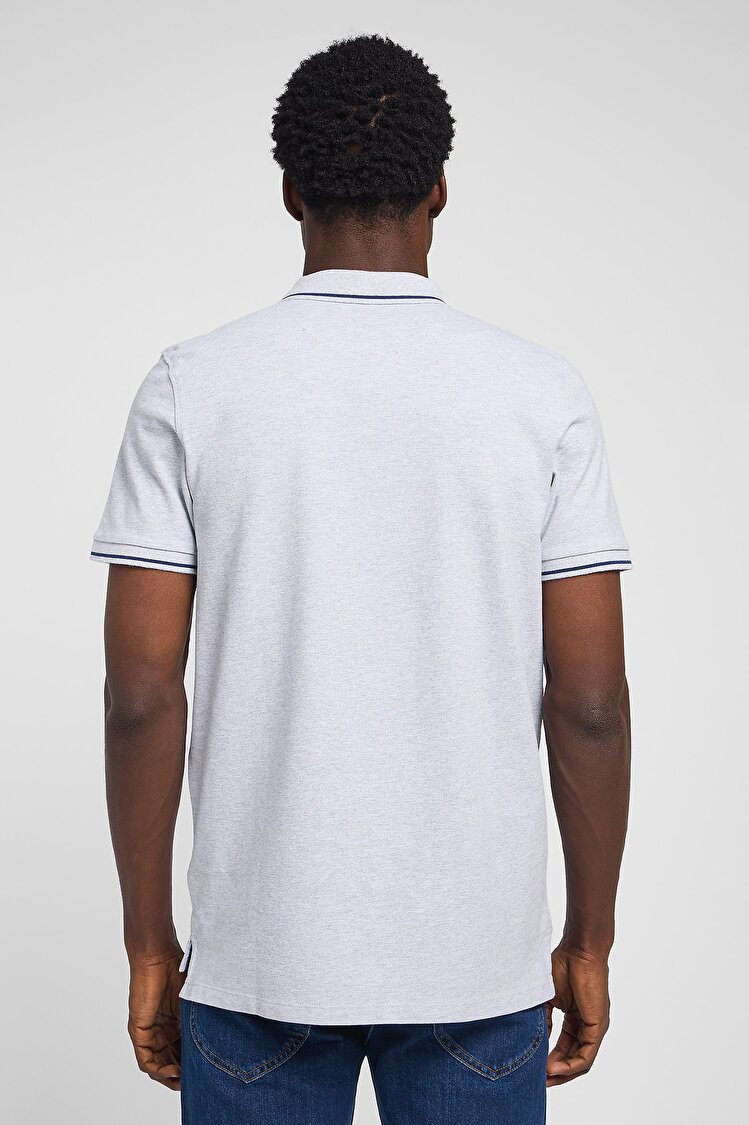 Поло LEE Pique Polo Regular Fit (112113690) Серый