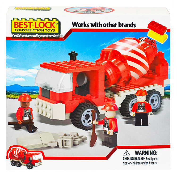 Конструктор Автобетономішалка 240 деталей BEST-LOCK (24052)
