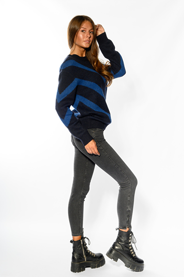 Джемпер Lee Pattern Knit Relaxed Fit (L52PLESJ) Темно-синій