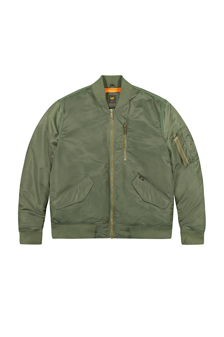 Бомбер LEE Bomber Jacket Relaxed Fit (112371315) Зелений