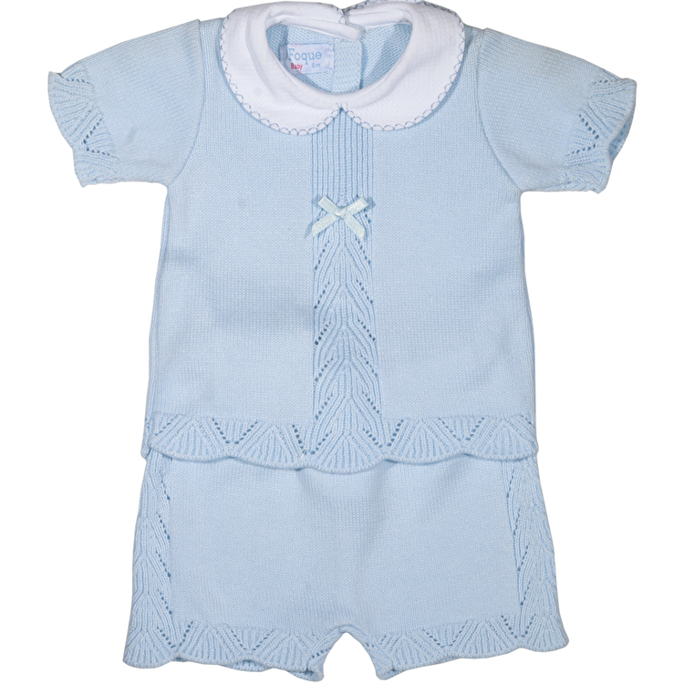 Костюм : Футболка, шорты FOQUE Bebe (5331) Голубой