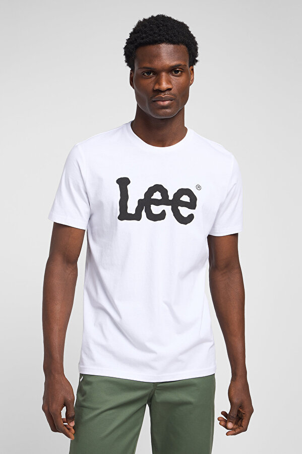 Футболка LEE WOBBLY LOGO TEE Regular Fit (112116123) Білий
