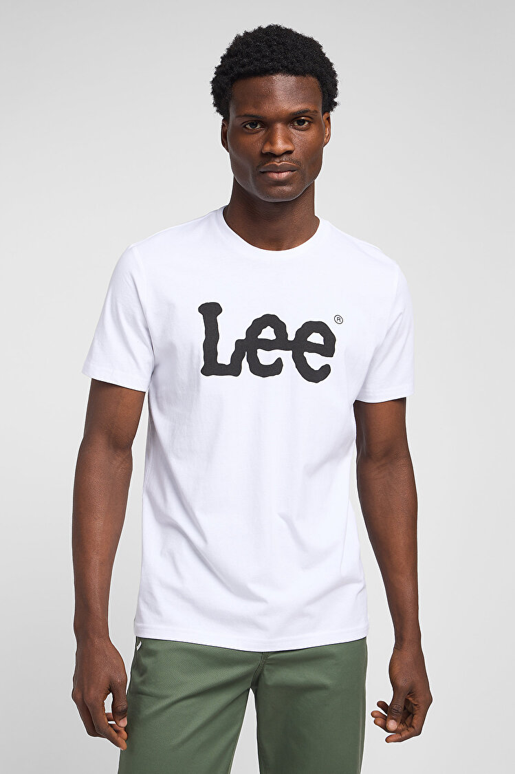 Футболка LEE WOBBLY LOGO TEE Regular Fit (112116123) Белый