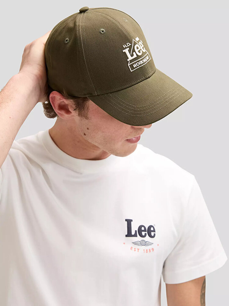 Кепка LEE WW EMBROIDERY CAP Multiple Fits (112377729) Зеленый