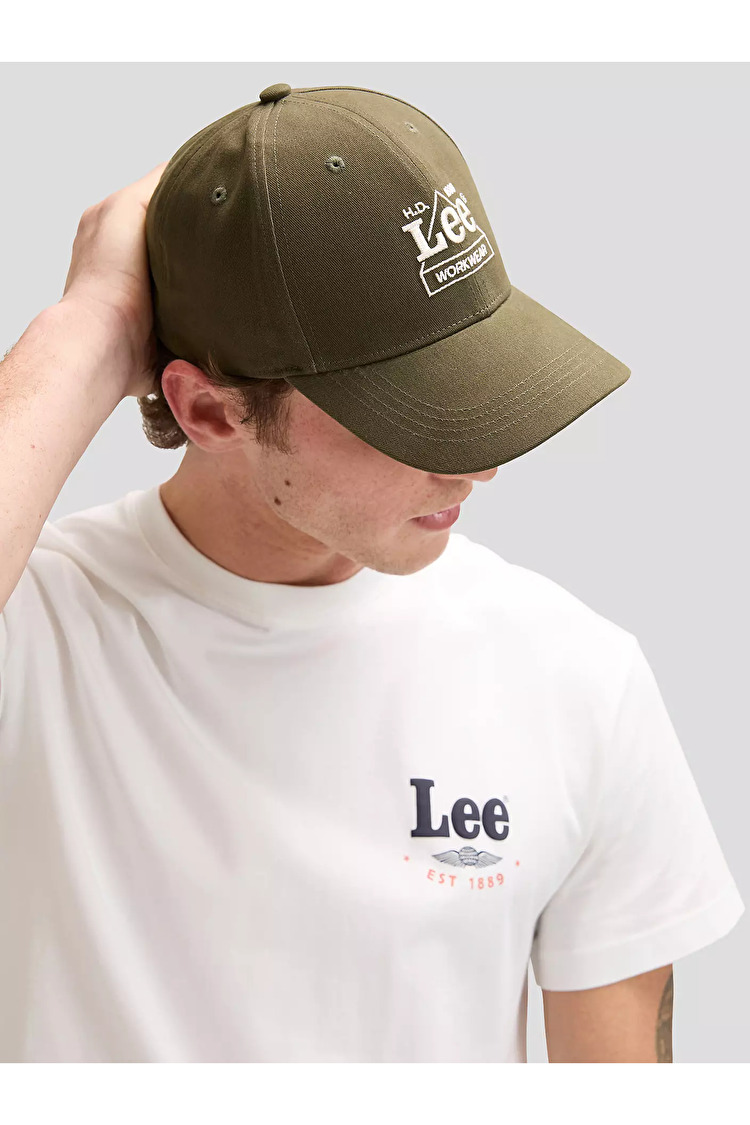 Кепка LEE WW EMBROIDERY CAP Multiple Fits (112377729) Зелений