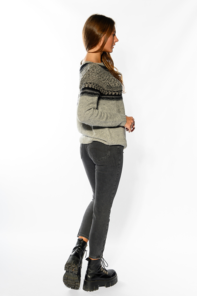 Джемпер LEE Fair Isle Crew Knit Regular Fit (L52JAF37) Серый