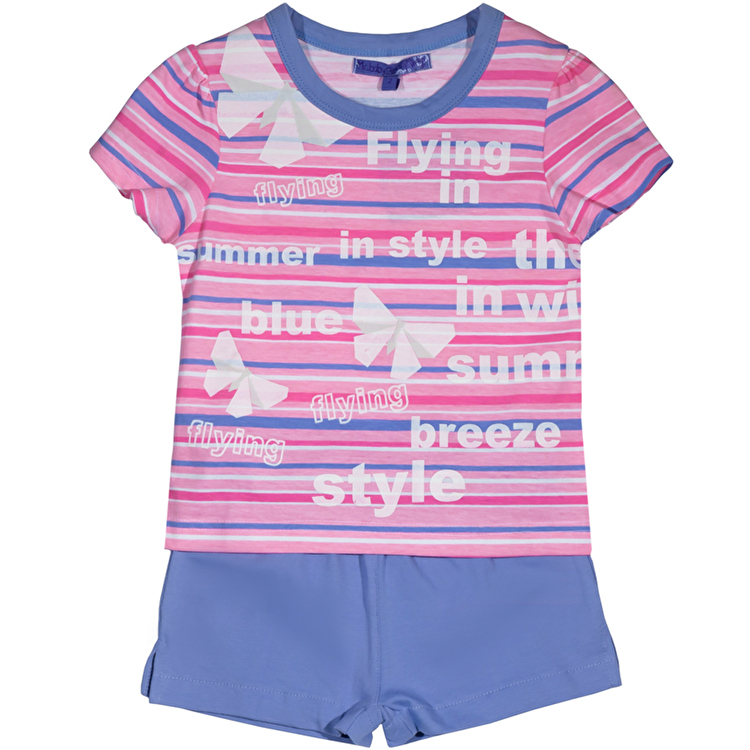 Піжама Losan Mc baby girls (116-P204AD/195) Лавандовий