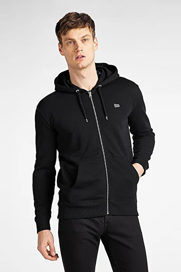 Толстовка LEE BASIC ZIP THROUGH HO Regular Fit (L80KSP01) Черный