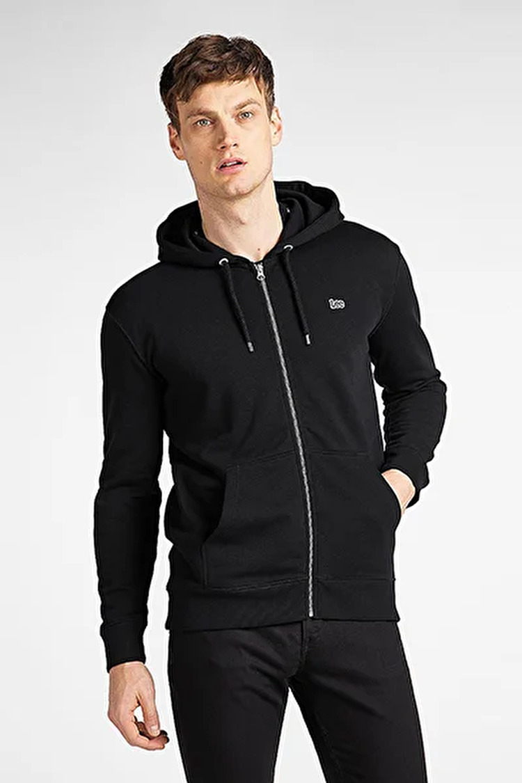 Толстовка LEE BASIC ZIP THROUGH HO Regular Fit (L80KSP01) Чорний